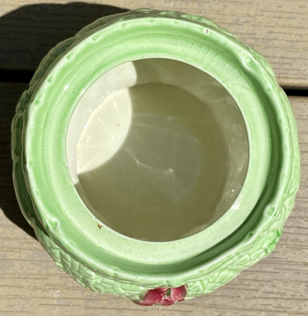 <p>Jam / Marmelade / Suiker potje - CarltonWare - décor FOXGLOVE (ook wel 'Saladware' genoemd)</p> - Overig Engeland