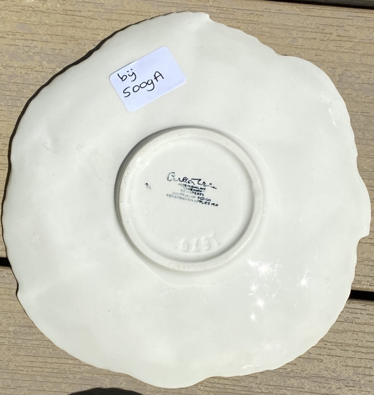 <p>Kop en schotel - CarltonWare - décor FOXGLOVE (ook wel 'Saladware' genoemd) - Australian Design</p> - Overig Engeland