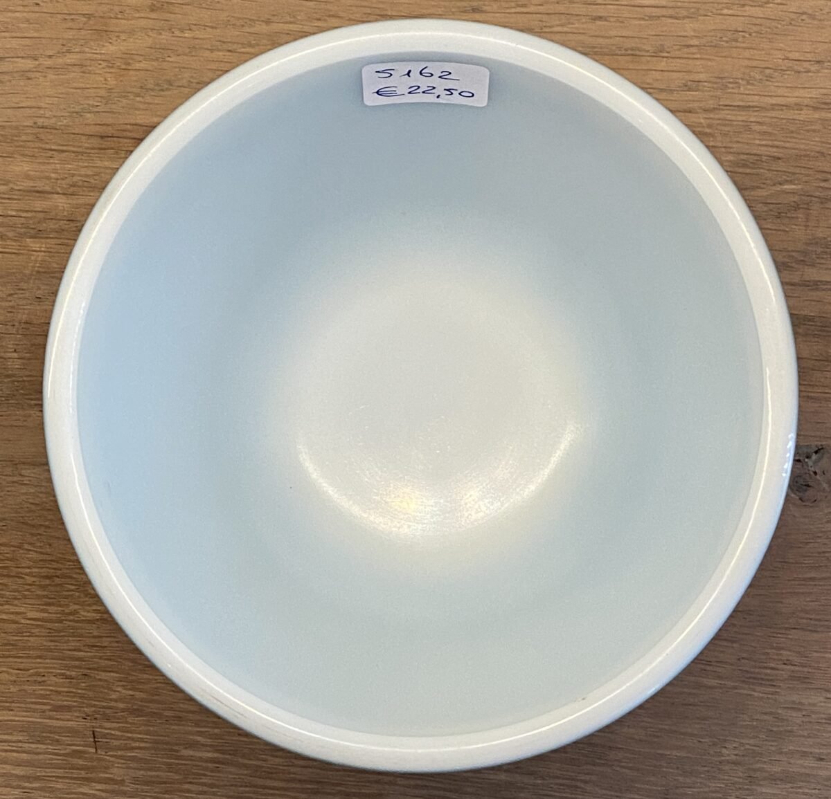 <p>Schaal / Kom - Pyrex 401 - uitvoering in turquoise/zeeblauw</p> - Brocante