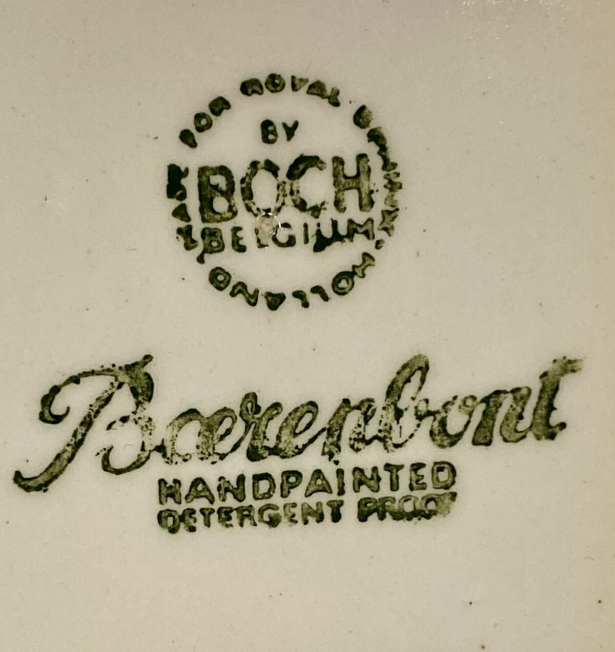 <p>Zuurschaal / Ravier- made by Boch for Royal Sphinx - décor BOERENBONT</p> - Boch