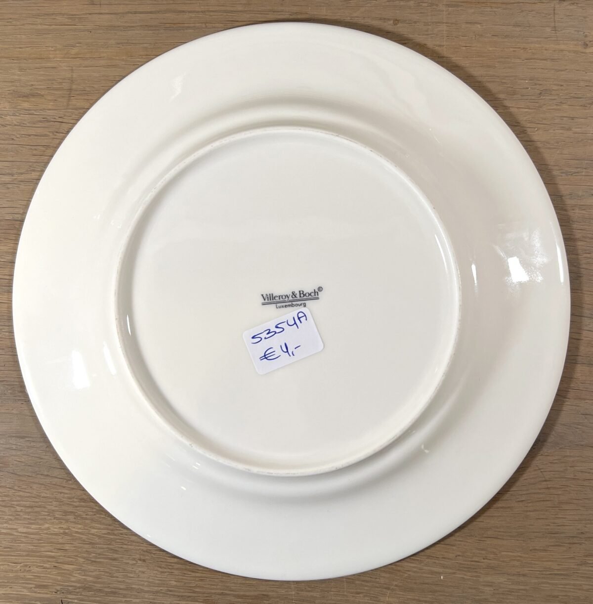 <p>Ontbijtbord / Dessertbord - Villeroy & Boch - speciale uitvoering gemaakt voor Belgacom</p> - Villeroy & Boch