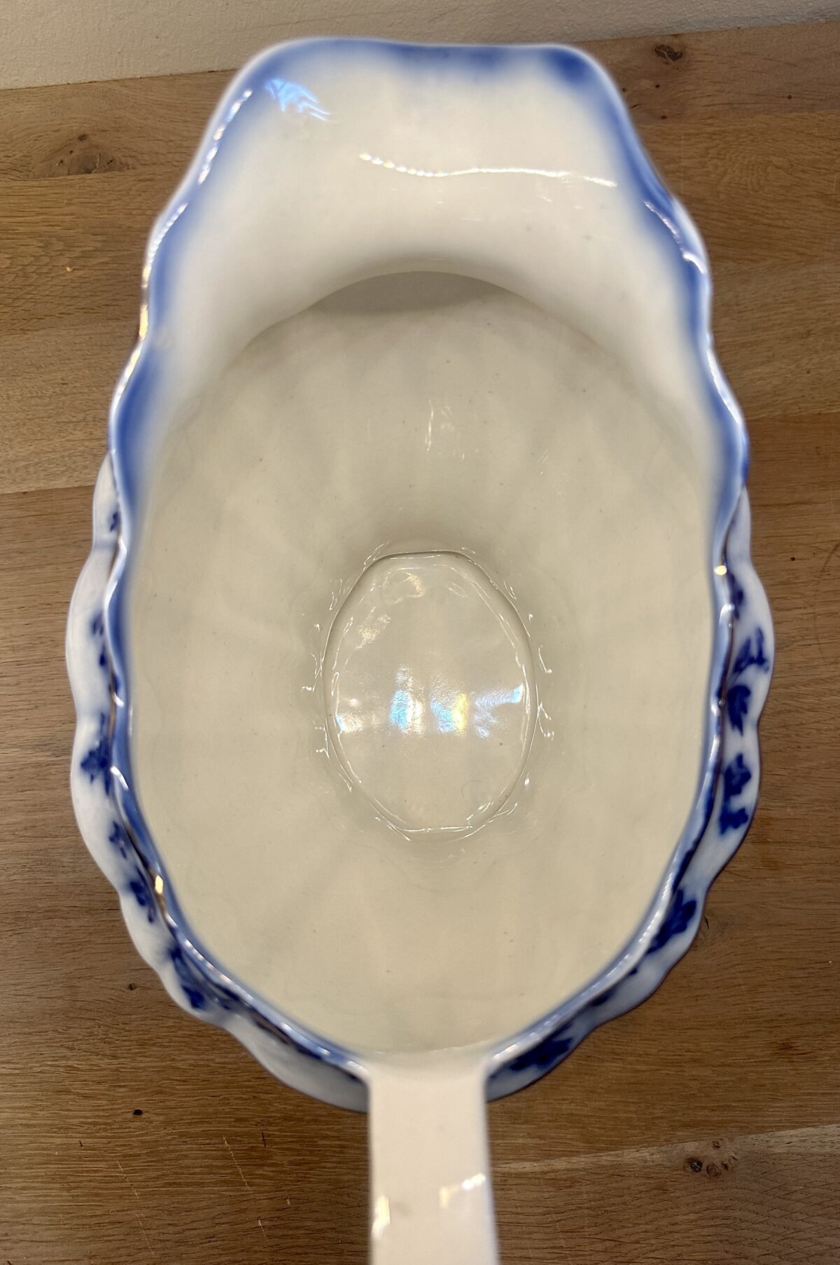 <p>Waterkan - groot model - Stanley Pottery (England) - décor/model TOURAINE in blauw</p> - Overig Engeland
