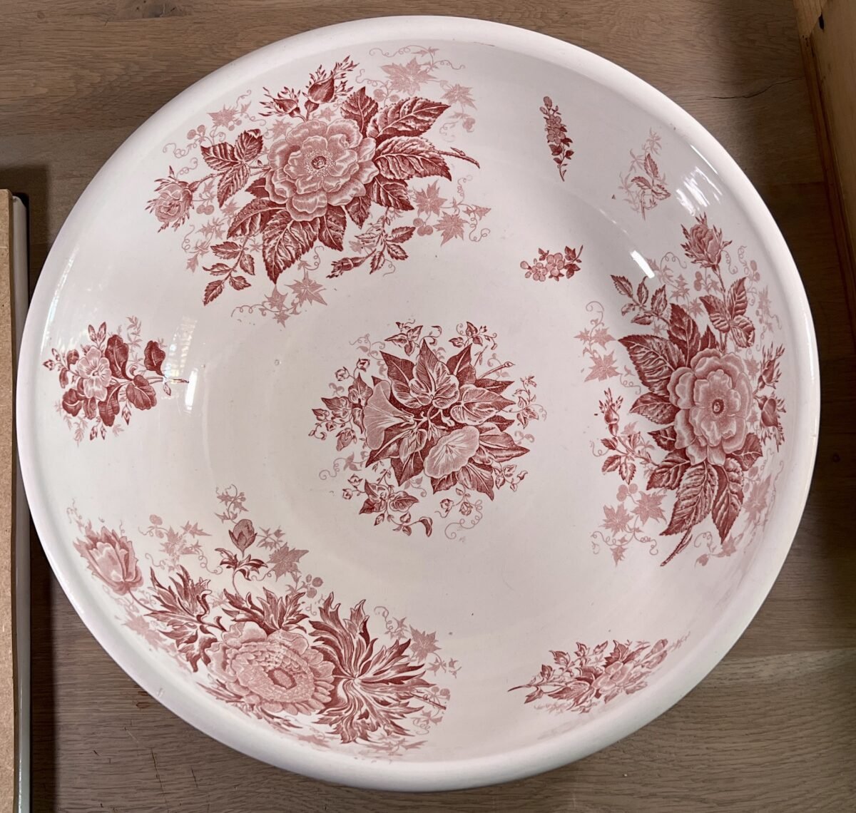 <p>Lampetbak - Nimy - décor GLORY uitgevoerd in rood</p> - Nimy