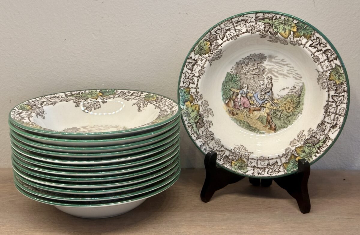 <p>Dessertschaal - Copeland Spode England - décor SPODE'S BYRON in meerkleurige uitvoering</p> - Overig Engeland
