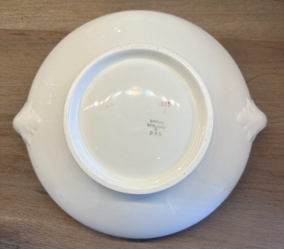 <p>Dekschaal / Terrine - Art Deco - Empire England - décor uitgevoerd in oranje/geel/zwart</p> - Overig Engeland