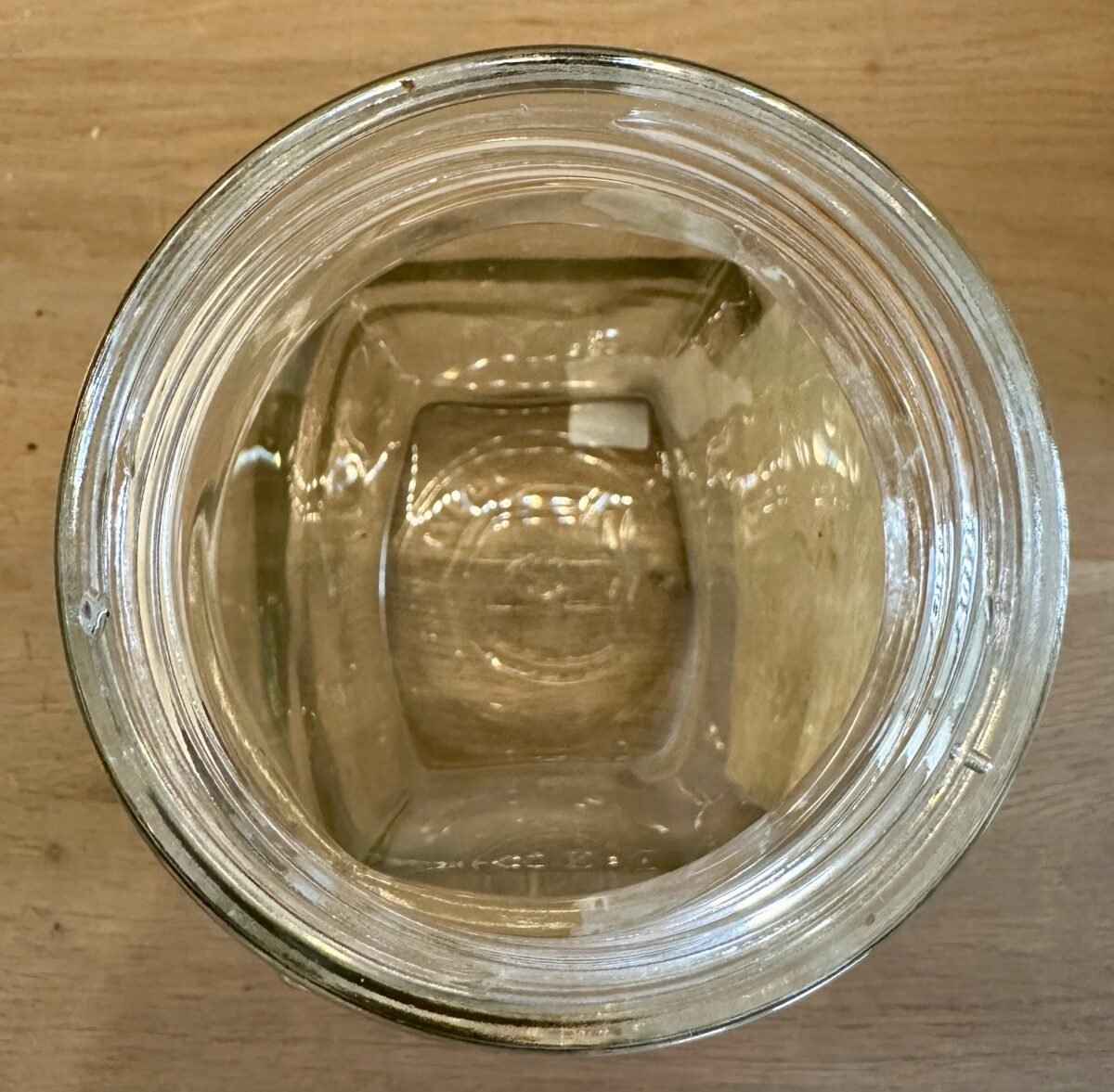 <p>Glazen voorraadpot - groot model - Savoy Mixed Fruits - Manchester England - deksel ontbreekt</p> - Brocante