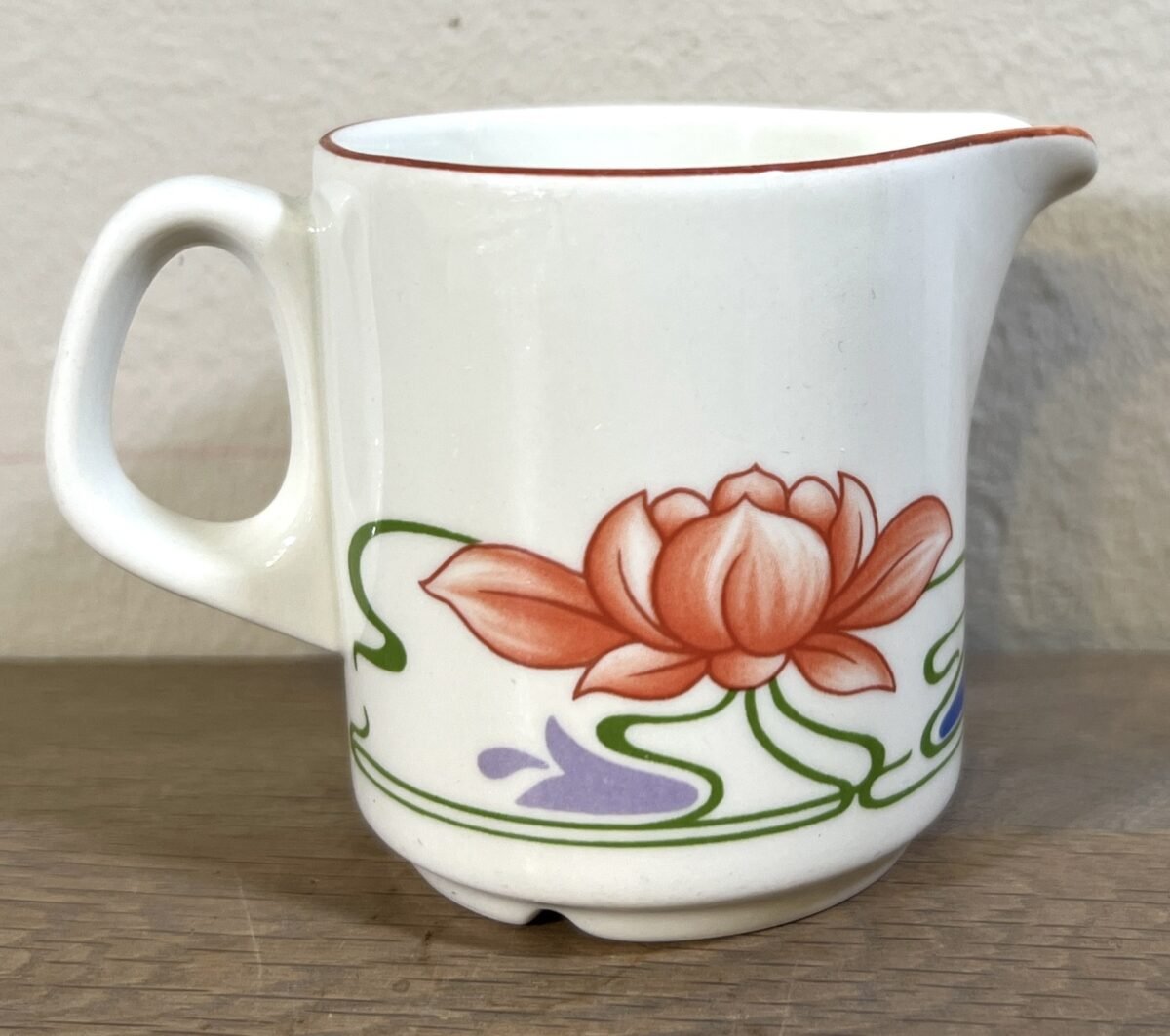 <p>Melkkan - Villeroy & Boch - décor FLORIDA - 1970s</p> - Villeroy & Boch