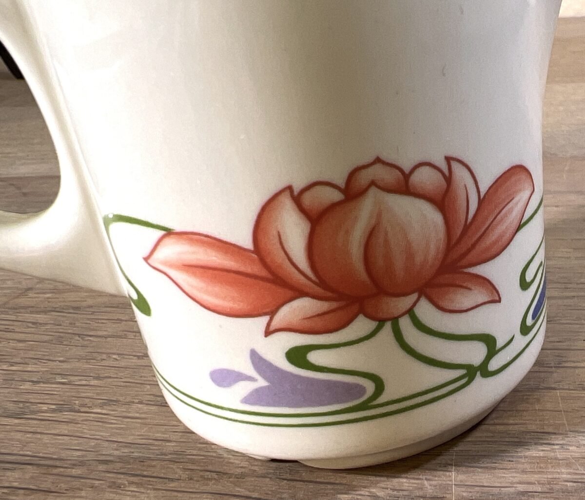 <p>Melkkan - Villeroy & Boch - décor FLORIDA - 1970s</p> - Villeroy & Boch