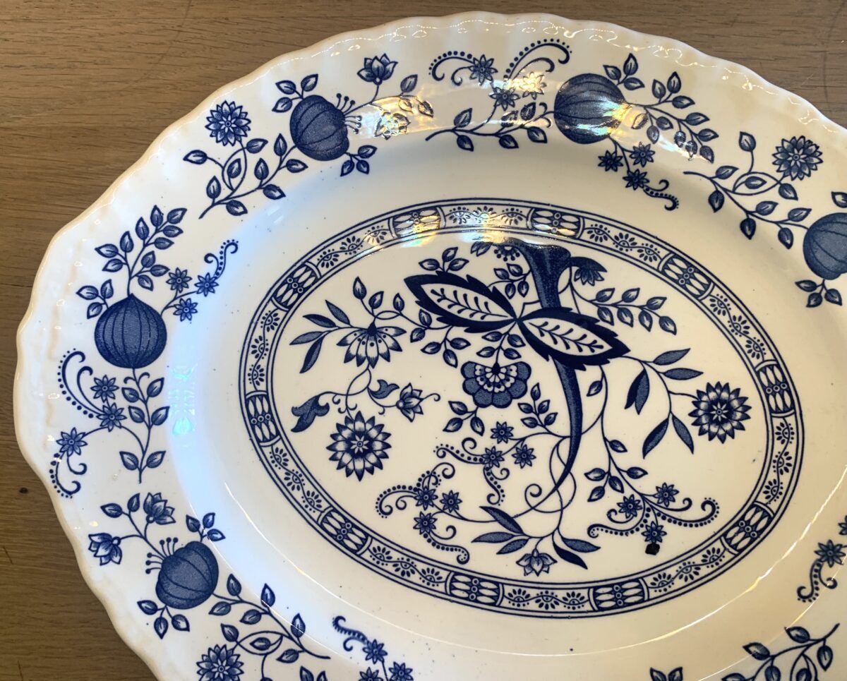 <p>Schaal ovaal - Wedgwood Blue Heritage 11-5</p> - Wedgwood