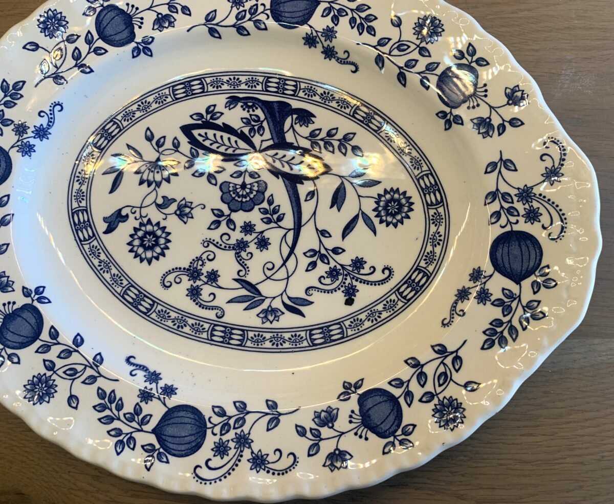 <p>Schaal ovaal - Wedgwood Blue Heritage 11-5</p> - Wedgwood