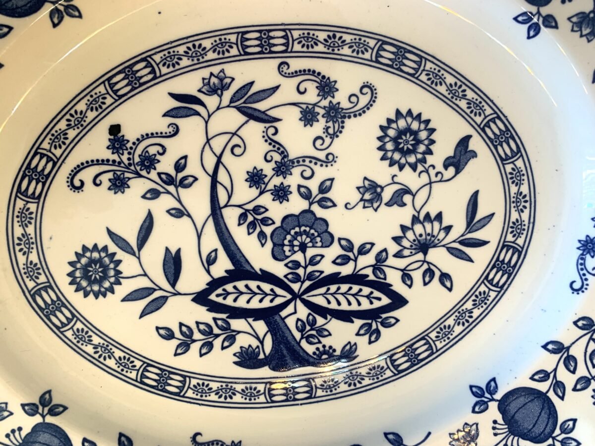 <p>Schaal ovaal - Wedgwood Blue Heritage 11-5</p> - Wedgwood