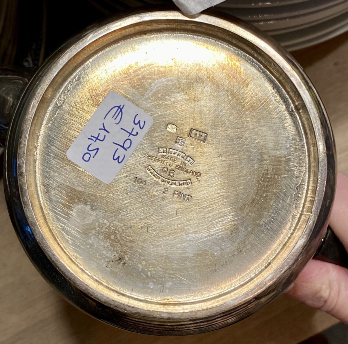 <p>Theepot - Sheffield - EPNS / E.P.N.S. - verzilverd - 2 pint</p> - Brocante