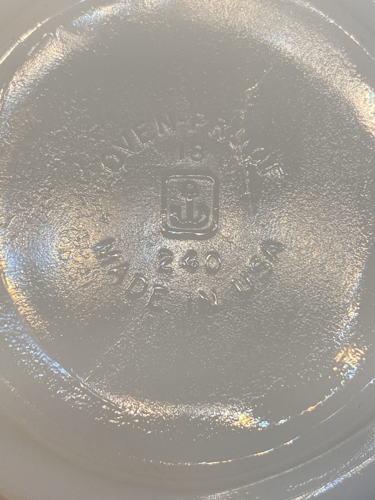 <p>Soepkom / soeptas - met handvat - Fire King Anchor Hocking - wit melkglas</p> - Brocante