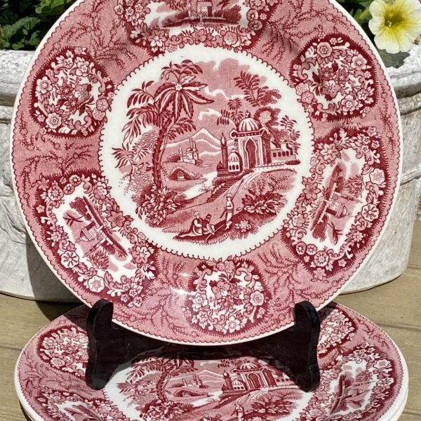 Dinerbord - Petrus Regout - decor ORIENTAL rood