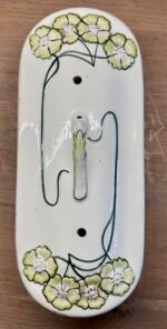 Kammenbak - Poppelsdorf (Duitsland) - décor 6913 (?) uitgevoerd in lichtgroen - met bloemen - Jugendstil/Art Nouveau